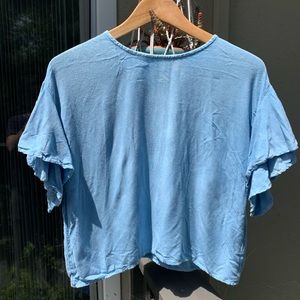 ✨SOLD✨Style Envy Ruffle Sleeve Top